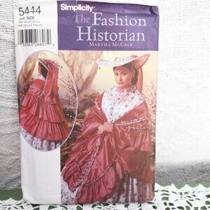 Simpliity The Fashion Historian Martha McCain Sewing Pattern #5444 One Size